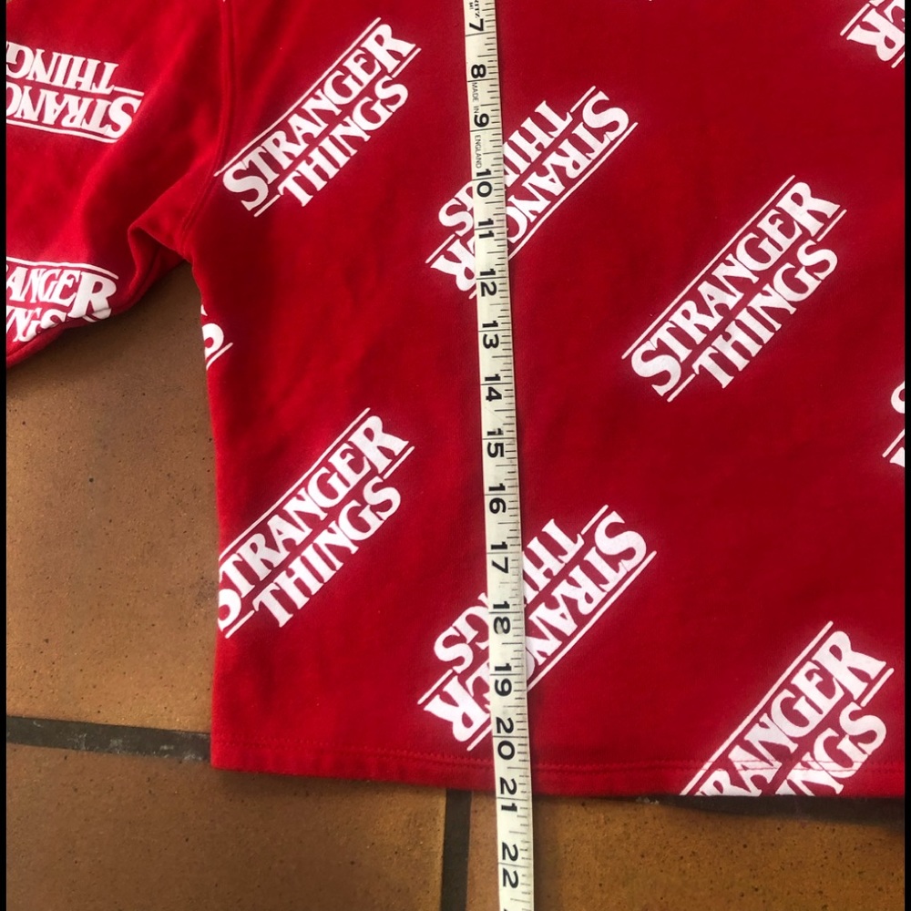 Nwot Stranger Things Red Pullover Sweatshirt - image 4